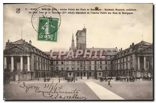 Cartes postales Dijon Hotel de Ville Ancien Palais des Etats de Bourgogne