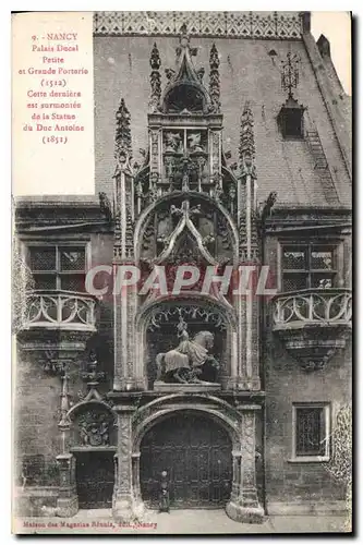 Cartes postales Nancy Palais Ducal Petite et Grande Porterie