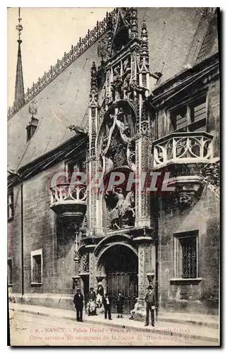 Cartes postales Nancy Palais Ducal Petite et Grande Porterie