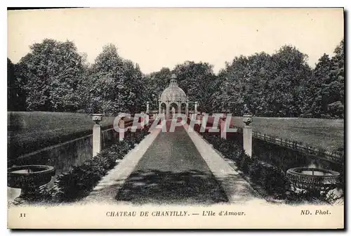 Cartes postales Chateau de Chantilly L'Ile d'Amour