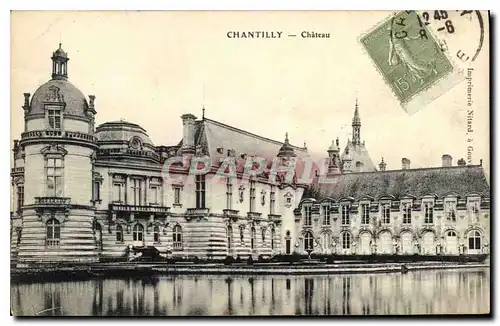 Cartes postales Chantilly Chateau