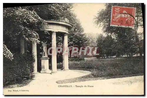 Cartes postales Chantilly Temple de Diane