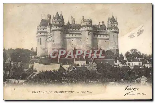 Ansichtskarte AK Chateau de Pierrefonds Cote Nord