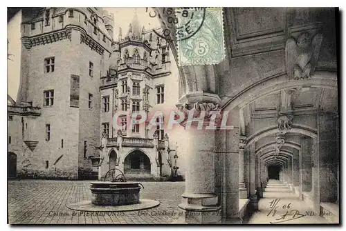 Cartes postales Chateau de Pierrefonds Une Colonnade