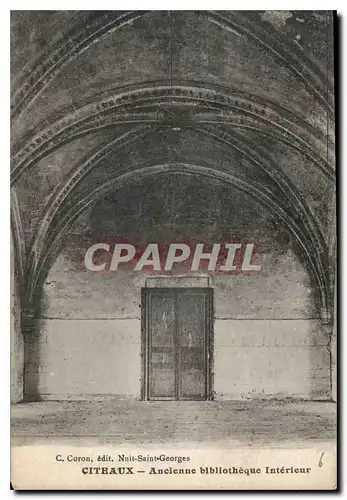 Cartes postales Citeaux Ancienne Bibliotheque Interieur