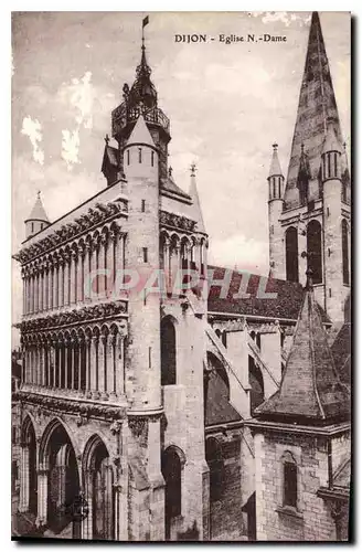 Cartes postales Dijon Eglise N Dame