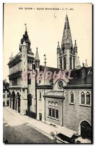 Cartes postales Dijon Eglise Notre Dame