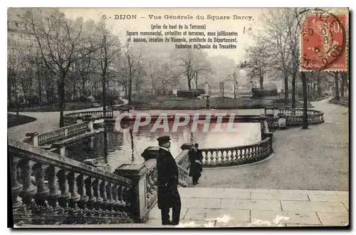 Cartes postales Dijon Vue Generale du Square Darcy