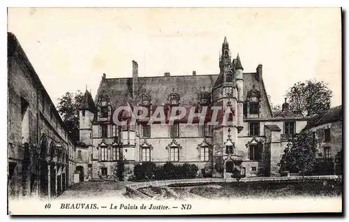 Cartes postales Beauvais Le Palais de Justice