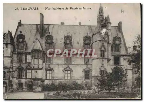 Cartes postales Beauvais Vue interieure du Palais de Justice