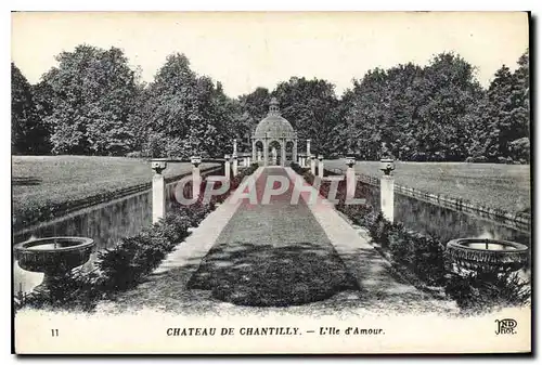 Cartes postales Chateau de Chantilly L'lle d'Amour