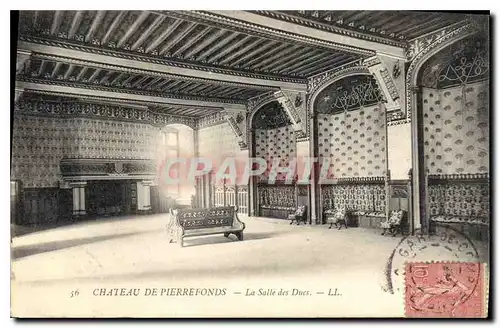 Cartes postales Chateau de Pierrefonds La Salle des Ducs