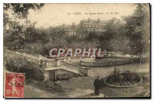 Cartes postales Dijon Le Square Darcy