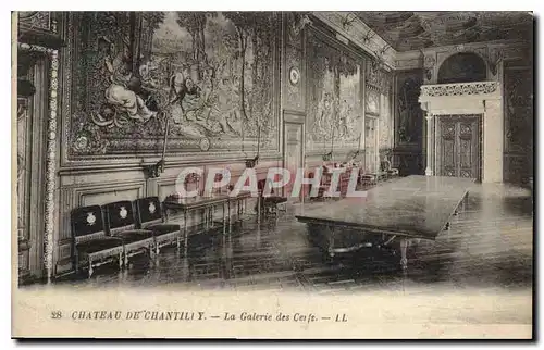 Ansichtskarte AK Chateau de Chantilly La Galerie des Cerfs