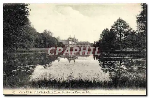 Ansichtskarte AK Chateau de Chantilly Vue dans le Parc