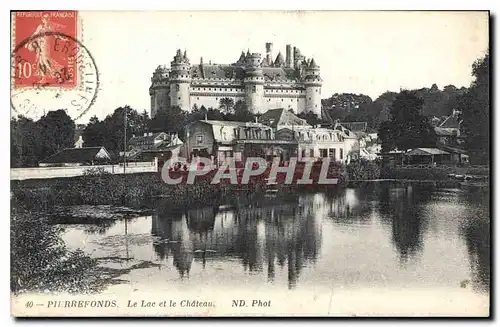 Cartes postales Pierrefonds Le Lac et le Chateau