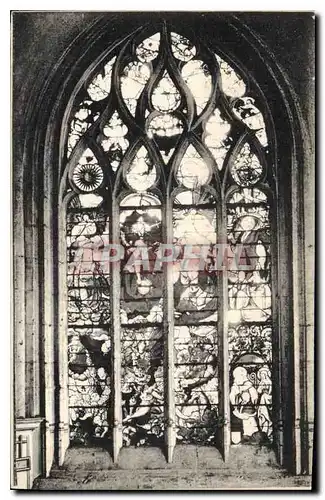 Cartes postales Beauvais Eglise St Etienne Un Vitrail Le Jugement dernier