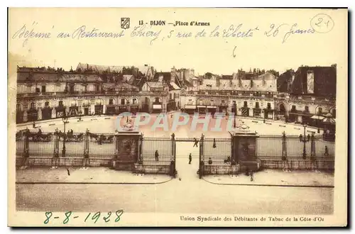 Cartes postales Dijon Place d'Armes