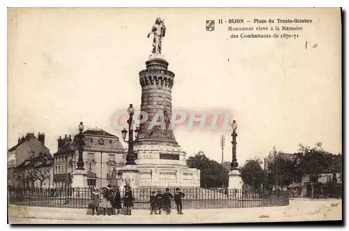 Ansichtskarte AK Dijon Place du Trente Octobre