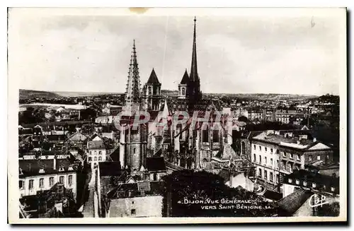 Cartes postales Dijon Vue Generale vers Saint Benigne