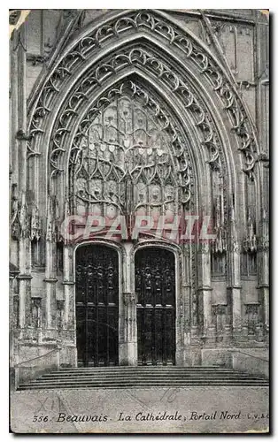 Cartes postales Beauvais La Cathedrale Portail Nord