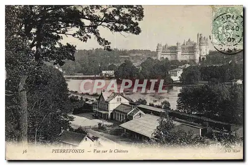 Cartes postales Pierrefonds Vue sur le Chateau