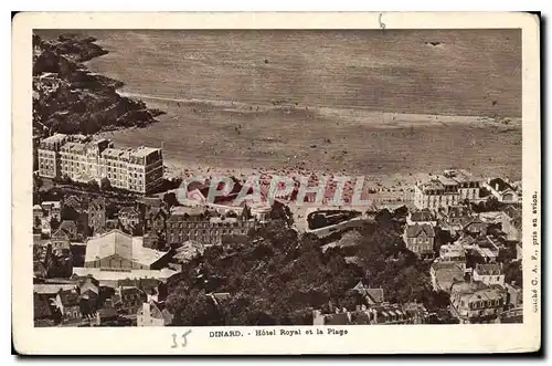 Cartes postales Dinard Hotel Royal et la Plage