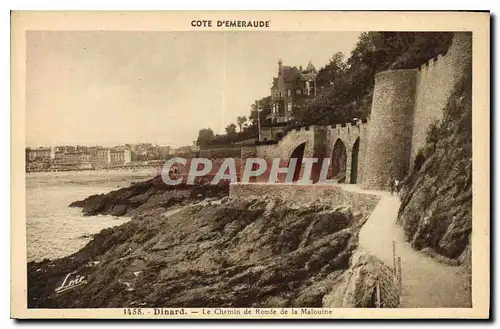 Cartes postales Dinard Le Chemin de Ronde de la Malouine