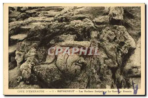 Cartes postales Rotheneuf Les Rochers Sculptes Le Guernier Romain