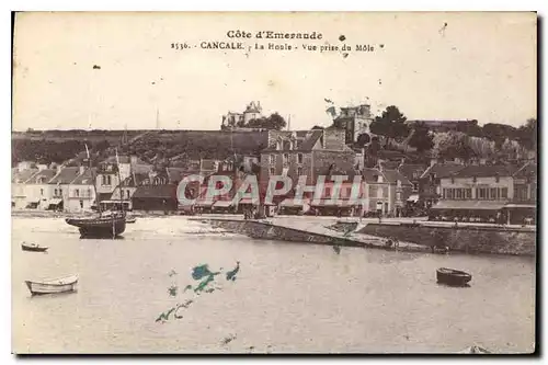 Cartes postales Cancale La Houle Vue prise du Mole