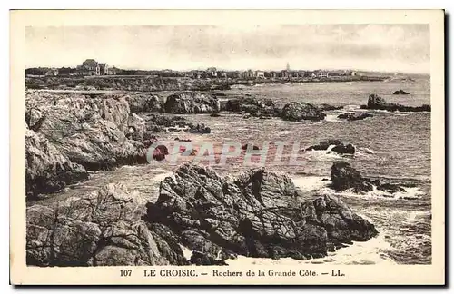 Cartes postales Le Croisic Rochers de la Grande Cote