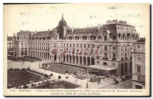 Cartes postales Rennes Palais du Commerce