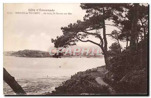 Ansichtskarte AK Dinard La Vicomte Au loin St Servan sur Mer