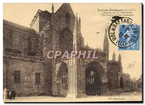 Cartes postales Dol de Bretagne Porche de la Cathedrale