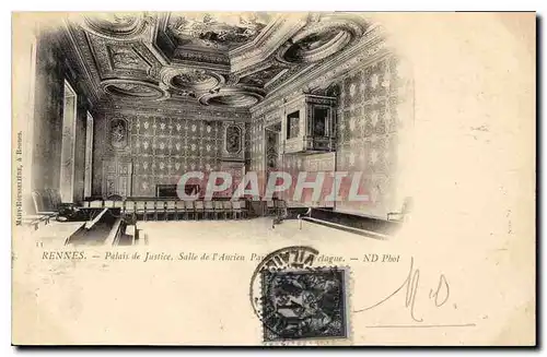 Cartes postales Rennes Salle de l'Ancien PArlement de Bretagne