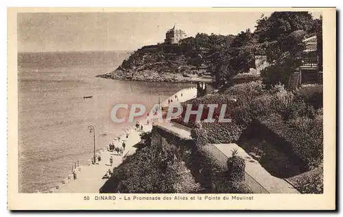 Ansichtskarte AK Dinard La Promenade des Allies et la Pointe du Moulinet