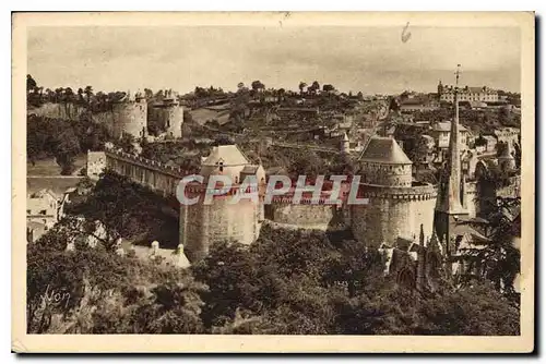 Ansichtskarte AK Bretagne Fougeres I'Ile et Vilaine Les Tours Surienne