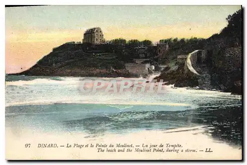 Cartes postales Dinard La Plage et la Pointe du Moulinet