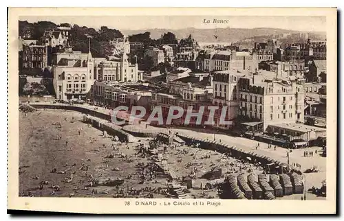 Ansichtskarte AK Dinard Le Casino et la Plage