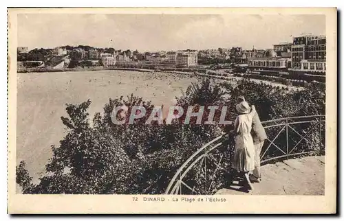 Cartes postales Dinard La Plage de l'Ecluse