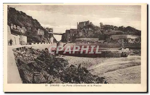 Cartes postales Dinard La Porte d'Emeraude et la Piscine