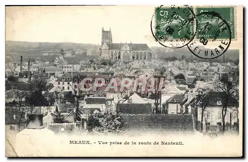 Cartes postales Meaux Vue Prise de la Route de Nanteuil