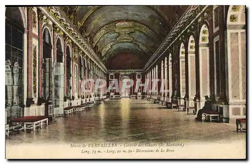 Cartes postales Musee de Versailles Galerie des Glaces