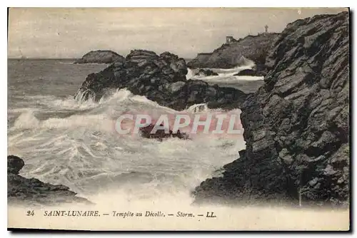 Cartes postales Saint Lunaire Tenpete au Decolle