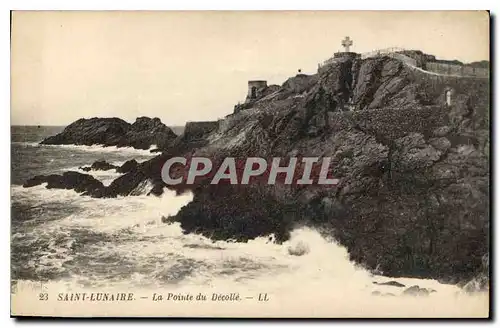 Ansichtskarte AK Saint Lunaire La Pointe du Decolle