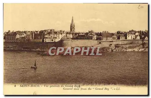 Cartes postales Saint Malo Vue generale du Grand Bey