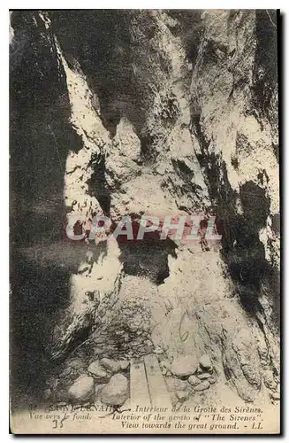 Cartes postales Saint Lunaire Interieur de la Grotte des Sirenes