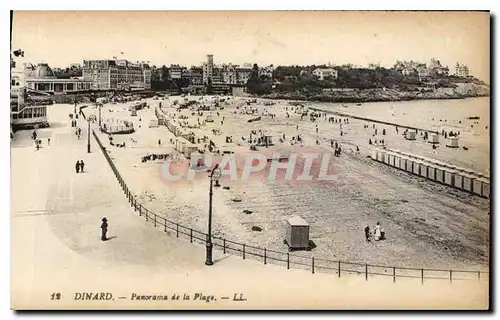 Cartes postales Dinard Panorama de la Plage