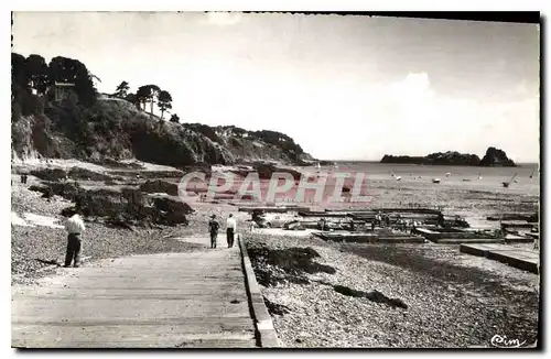 Ansichtskarte AK Cancale Les Pares aux Huitres et le Rocher de Cancale