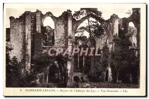 Ansichtskarte AK Dammarie Les Lys Ruines de l'Abbaye du Lys Vue Generale